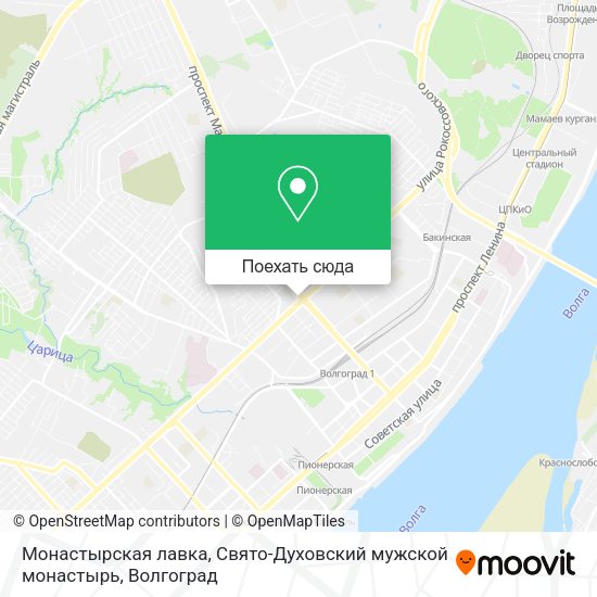 Карта Монастырская лавка, Свято-Духовский мужской монастырь