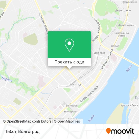 Карта Тибет