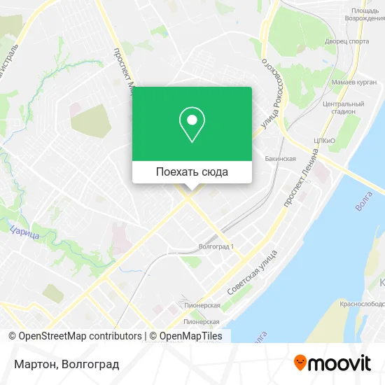 Карта Мартон