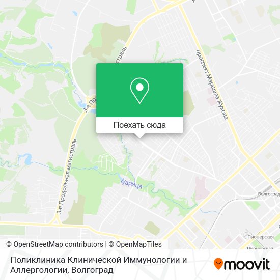 Карта Поликлиника Клинической Иммунологии и Аллергологии