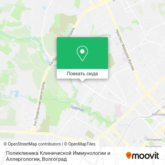 Карта Поликлиника Клинической Иммунологии и Аллергологии
