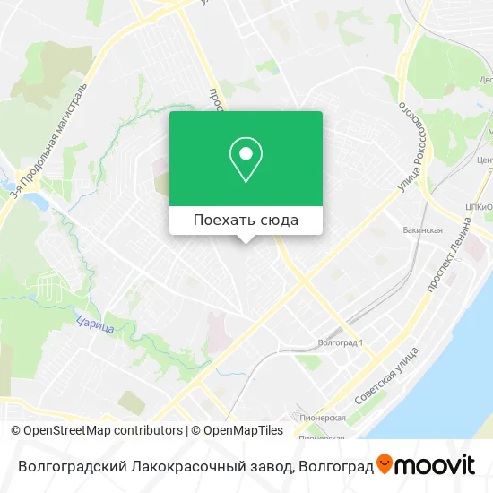 Карта Волгоградский Лакокрасочный завод