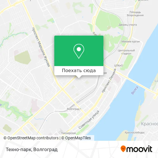 Карта Техно-парк