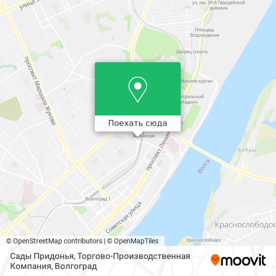 Карта Сады Придонья, Торгово-Производственная Компания