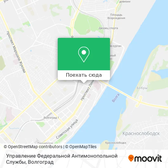 Карта Управление Федеральной Антимонопольной Службы