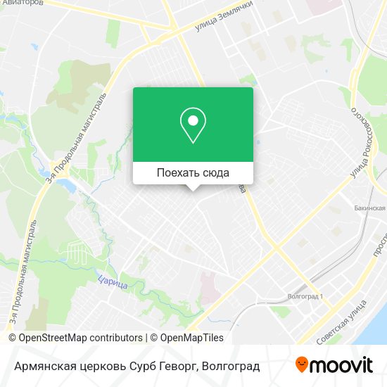 Карта Армянская церковь Сурб Геворг