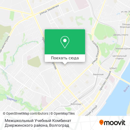 Карта Межшкольный Учебный Комбинат Дзержинского района