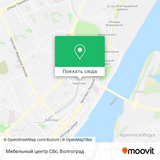 Карта Мебельный центр Сбс