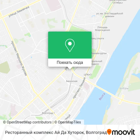 Карта Ресторанный комплекс Ай Да Хуторок