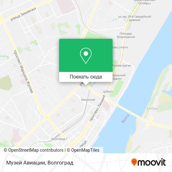 Карта Музей Авиации