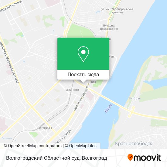 Карта Волгоградский Областной суд