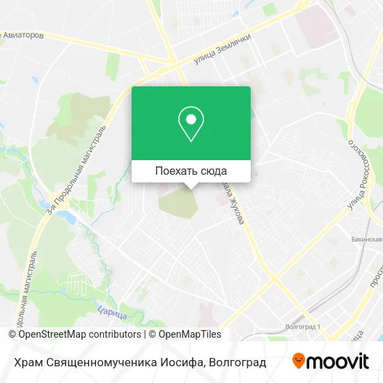 Карта Храм Священномученика Иосифа