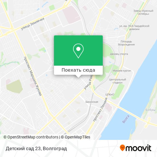 Карта Детский сад 23