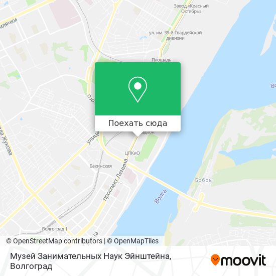 Карта Музей Занимательных Наук Эйнштейна
