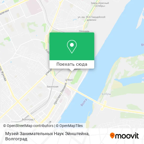 Карта Музей Занимательных Наук Эйнштейна