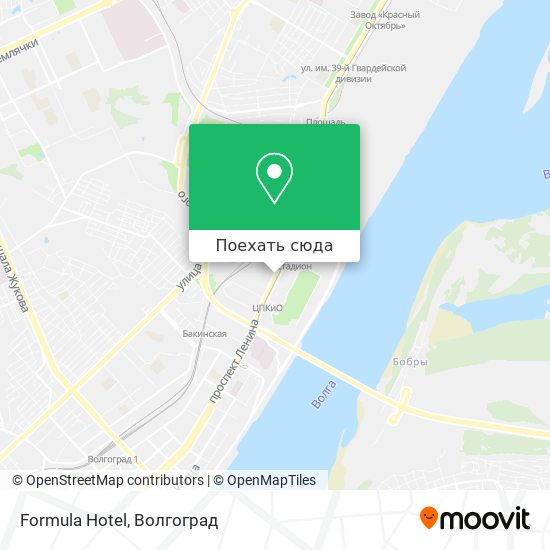 Карта Formula Hotel