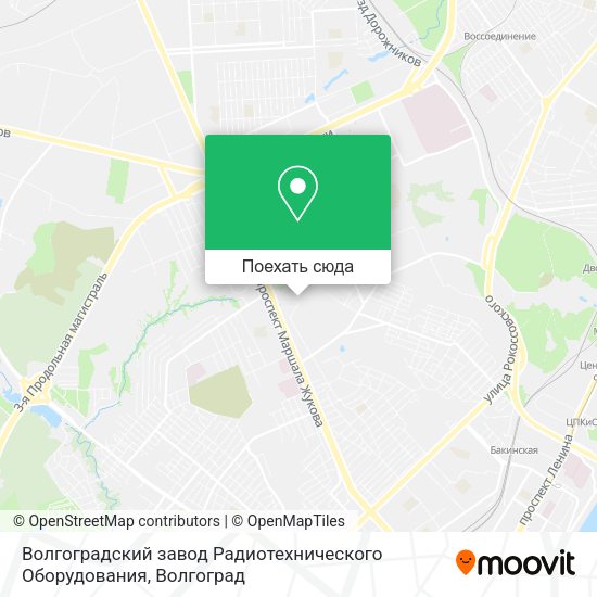 Карта Волгоградский завод Радиотехнического Оборудования