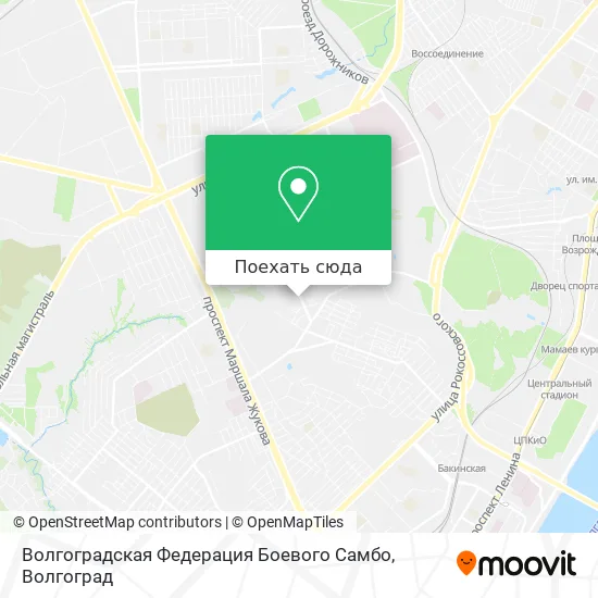 Карта Волгоградская Федерация Боевого Самбо