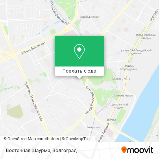 Карта Восточная Шаурма