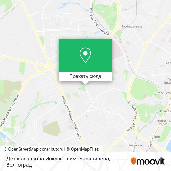 Карта Детская школа Искусств им. Балакирева