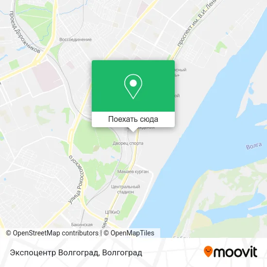 Карта Экспоцентр Волгоград