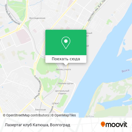 Карта Лазертаг клуб Катюша