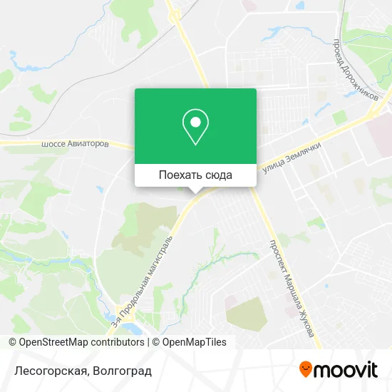 Карта Лесогорская