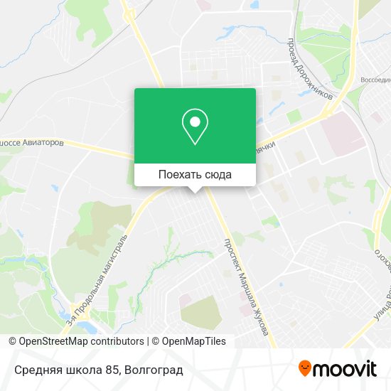 Карта Средняя школа 85