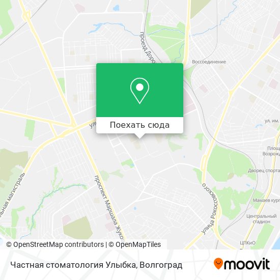 Карта Частная стоматология Улыбка