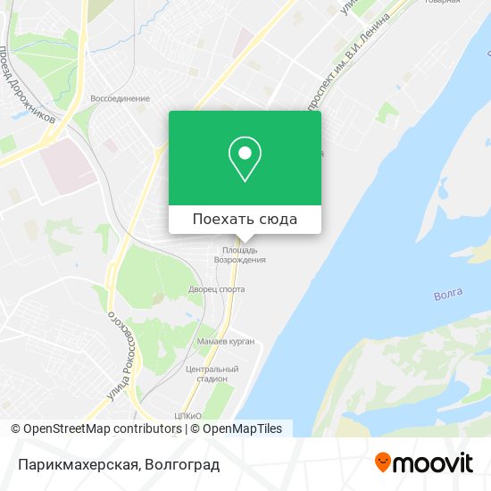 Карта Парикмахерская