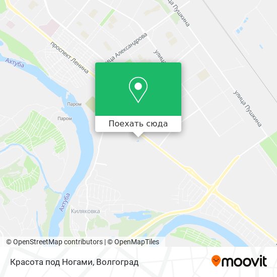Карта Красота под Ногами