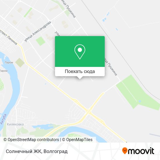 Карта Солнечный ЖК