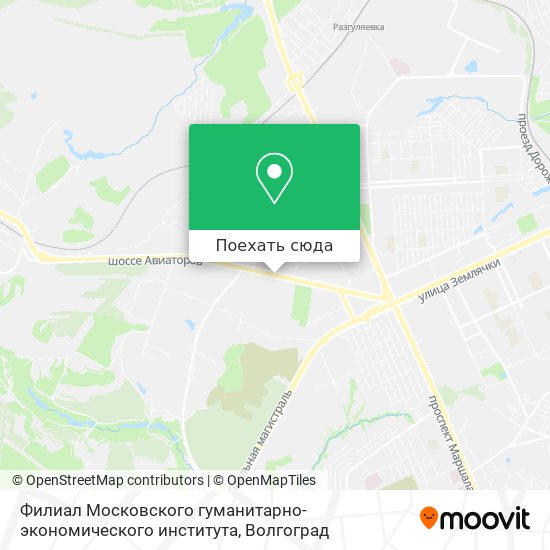 Карта Филиал Московского гуманитарно-экономического института