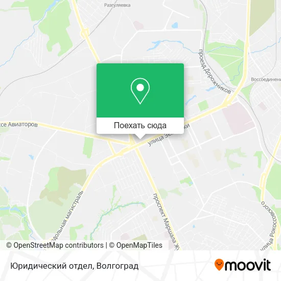 Карта Юридический отдел