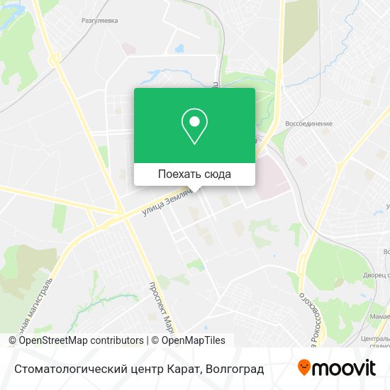 Карта Стоматологический центр Карат