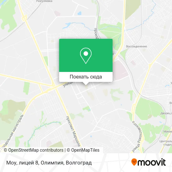 Карта Моу, лицей 8, Олимпия