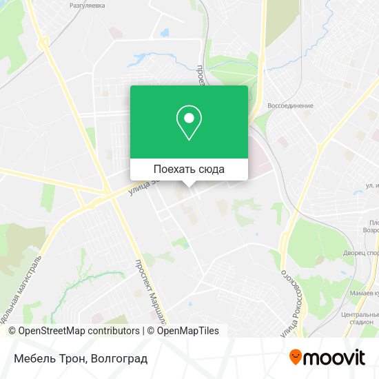 Карта Мебель Трон
