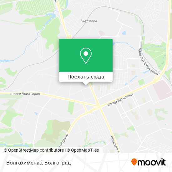 Карта Волгахимснаб