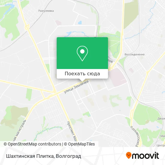 Карта Шахтинская Плитка