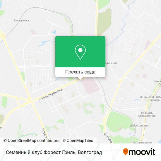 Карта Семейный клуб Форест Гриль