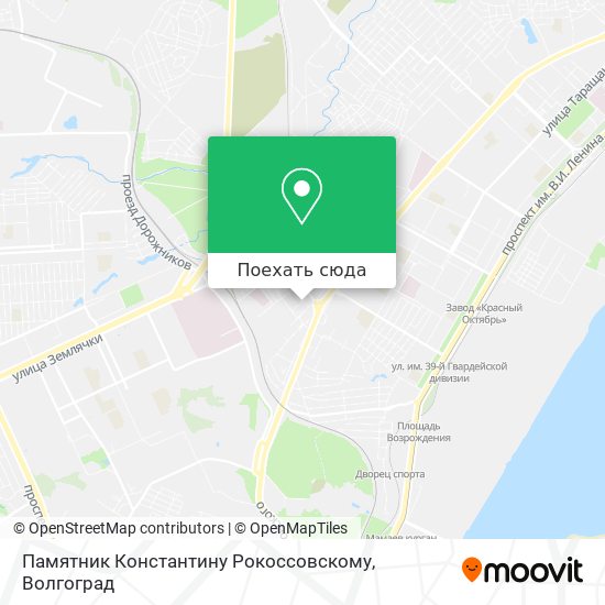 Карта Памятник Константину Рокоссовскому