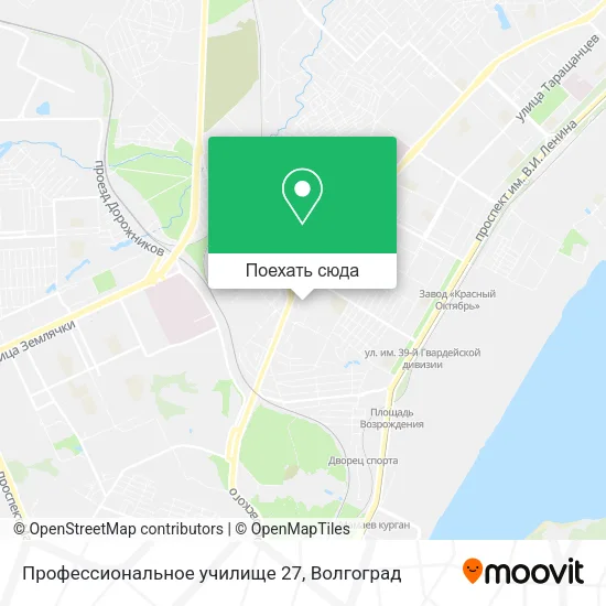 Карта Профессиональное училище 27