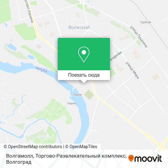 Карта Волгамолл, Торгово-Развлекательный комплекс