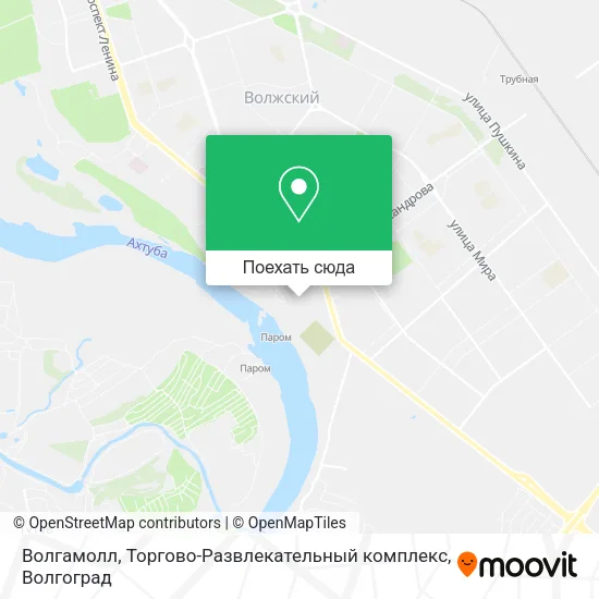 Карта Волгамолл, Торгово-Развлекательный комплекс