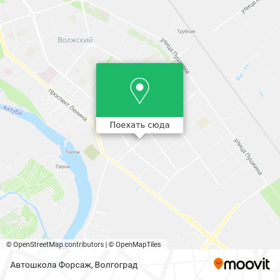 Карта Автошкола Форсаж