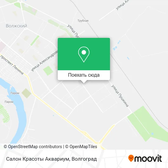 Карта Салон Красоты Аквариум