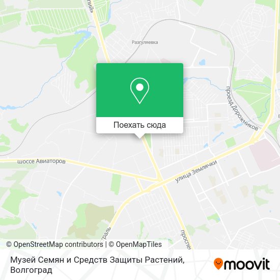 Карта Музей Семян и Средств Защиты Растений