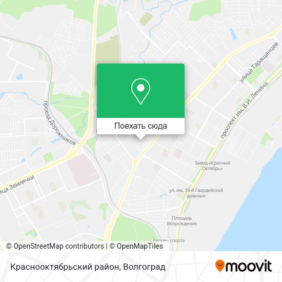Карта Краснооктябрьский район