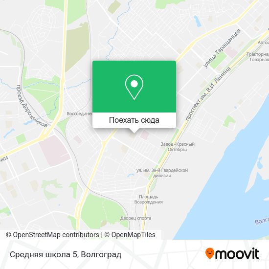 Карта Средняя школа 5