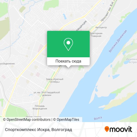 Карта Спорткомплекс Искра